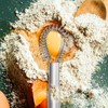 2 Pcs Magic Flat Manual Hand Whisk Stainless Steel Egg