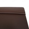 Dacasso 34" x 20" Chocolate Brown Leather Desk Pad with