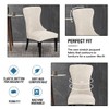 Buenanir Wingback Chair Cover Jacquard Wingback Dining Chair Covers Stretch