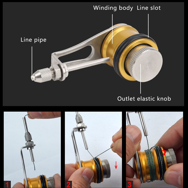 Fishing Knotting Kit Wire Knot Tool for Line Winder Assist