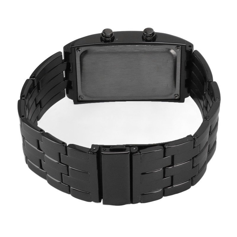 Dual Line Binary Watch Digital Blue LED Alloy Binary Fashion