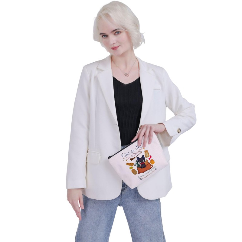 Animated Movie Inspired Cosmetic Bag Magic Girl Gift Animated Merchandise