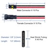 Twippo 10 Kit 16 AWG 2 Pin Connector Car Waterproof