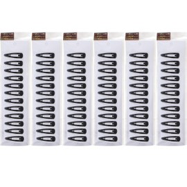 Masoret Keep-Kippah Hair Clip Set: 72 Black Clips Durable Metal Head Fasteners with Matching Comb for Jewish Kippot, Kipa, Yamaka, Yarmulke Hats by Art Judaica