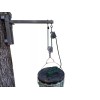 BullsEye OutDoors Bucket Feeder Hanger with Bracket and Locking Pulley