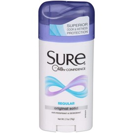 Sure Anti-Perspirant & Deodorant Original Solid, Regular Scent 2.70 oz (Pack of 11)