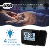 Sonew Projection Alarm Clock, Dimmable LED Digital Clock with 180°
