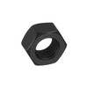 sourcing map 5/16-24 Hex Nuts, Carbon Steel Grade 8.8 Black