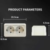 Wall Socket Surface Mount Wall Sockets Set Indoor Wall Sockets
