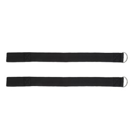 2pcs Stroller Security Strap Anti Lost Neoprene Hands Leash Strap for Wheelchair Black