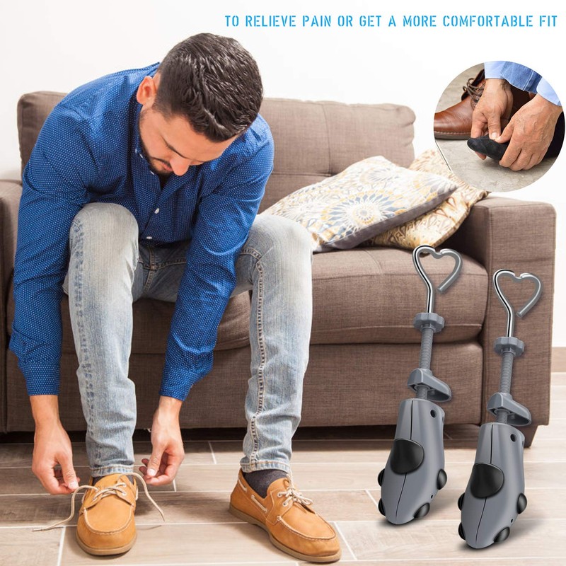 XYH Shoe Stretcher Comes with Dust-Proof Bag, Pair of Plastic