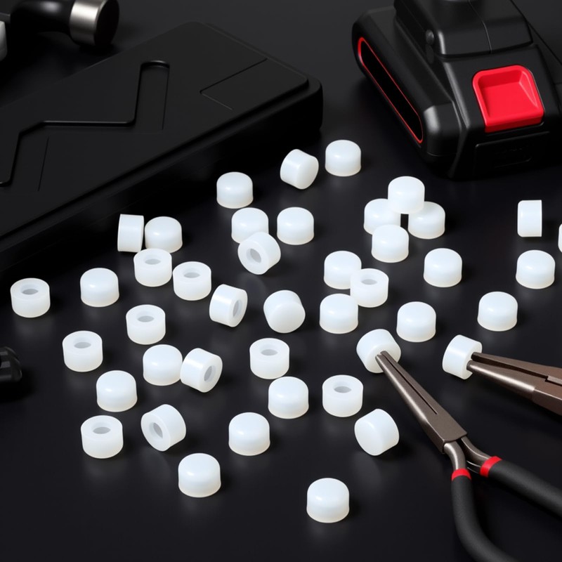 Outus 50 Pcs Rubber Door Stop Silicone Replacement Door Stop