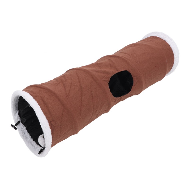 Foldable Cat Tunnel with Hanging Ball Interactive Fun Durable Collapsible