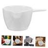Ciieeo Household Ceramic Sauce Dish with Handle Multi Function Condiment
