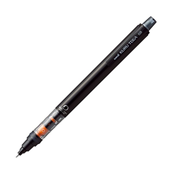 Uni Mechanical Pencil Kurutoga Pipe Slide Model 0.5mm, Black Body (M54521P.24)