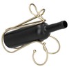 Wine Rack Holder Counter Table Top Free Standing Metal Modern
