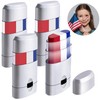 RunNico 4 PCS Red White Blue Stick Face Paint-Patriotic 4th