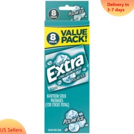 Extra Polar Ice Sugar-Free Gum Value Pack - 120ct - Default