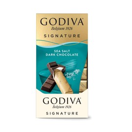 Godiva Chocolatier Signature Mini Bars, Sea Salt Dark Chocolate, 12-Ct. (8 pc. each)