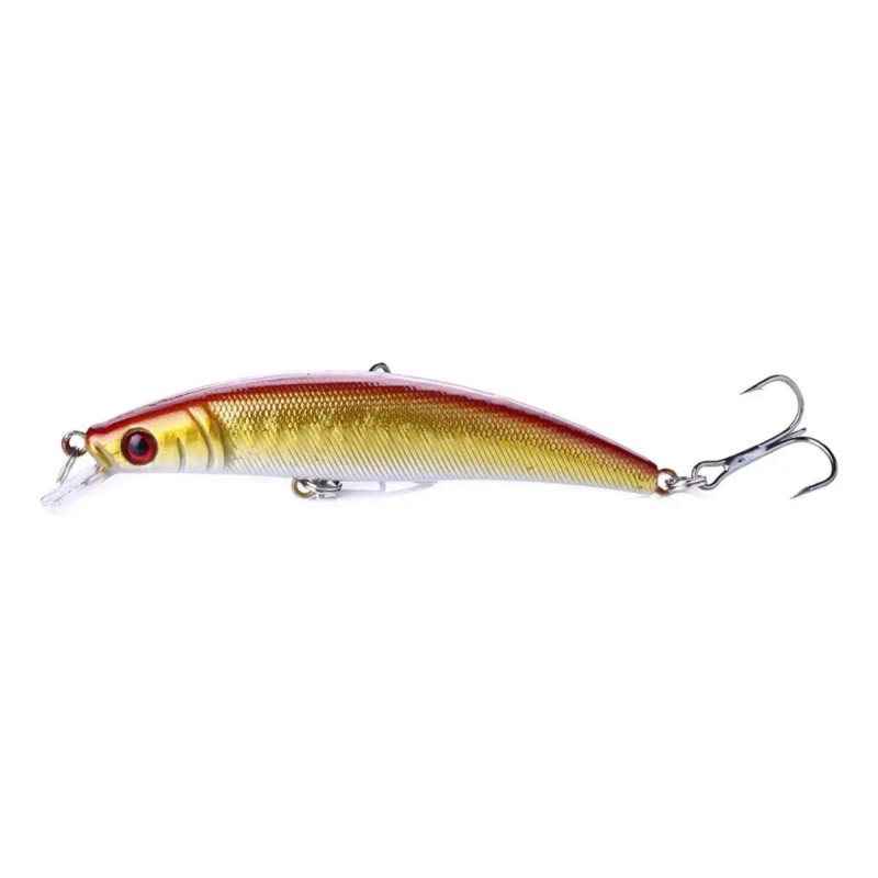 Set 5 Señuelos Duros Tipo Minnow Para Pesca
