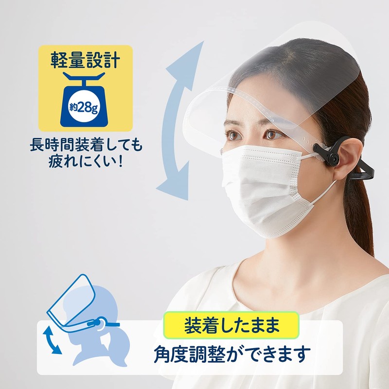 Plus Face Shield Headset 1 Frame + 3 Shields FG-020F