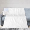 Yacik White Throw Blanket, Super Soft Cozy Warm Throw Blankets,