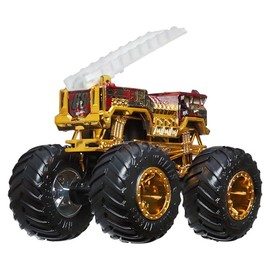 Hot Wheels Monster Trucks Vehículo de Juguete Sorpresa Campeonato de Bigfoot Escala 1:64 para niños de 3 años en adelante