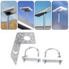 Antenna Mast Pipe Bracket for Starlink Bowl, Rustproof Antenna Mast
