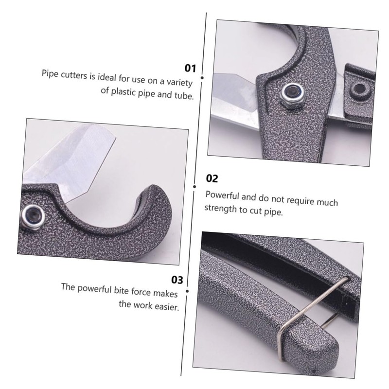 Gadpiparty Ratcheting Tube Cutter Scissors for Ppr Pipes Ergonomic Grip