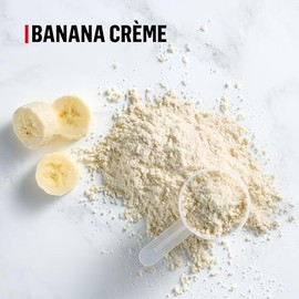 Muscle Milk Genuine Protein Powder, Banana Crème, 1.93 Pounds, 13 Servings, 32g Protein, 4g Sugar, Calcium, Vitamins A, C & D, NSF Certified for Sport