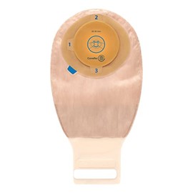 Esteem+ Urostomy Pouch One-Piece System 1/2 to 1-3/4 Inch Stoma Drainable Trim to Fit, Box of 10