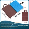 Small Foldable Seat Cushion 2.5cm Thick, Portable Gel Seat Cushion