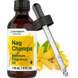 Horbäach Nag Champa Fragrance Oil | 4 fl oz (118ml) | Premium Grade | for Diffusers, Candle and Soap Making, DIY Projects & More