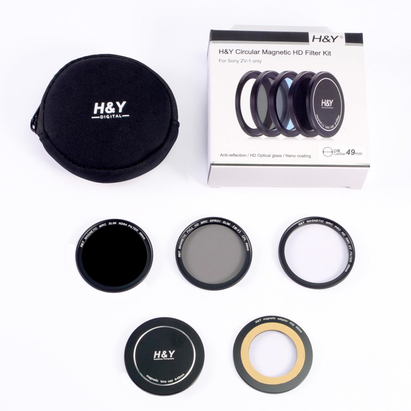 H&Y Filter Set for Sony ZV-1 Kit Magnetic 49mm ZV-1