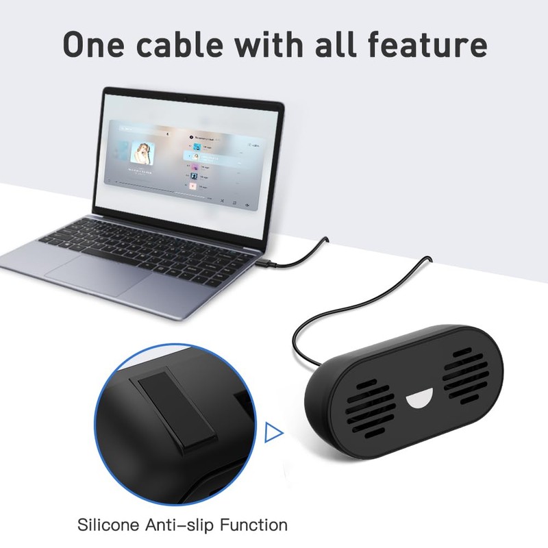 HONKYOB USB Computer Speaker for Desktop, Laptop Speaker, PC Speaker,