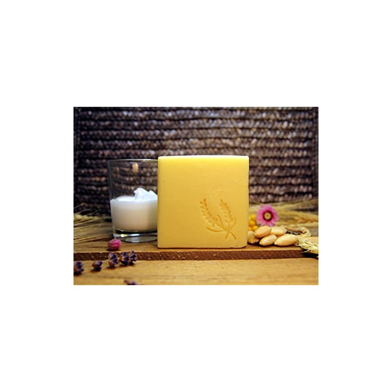 Landseife Organic Almond Milk Soap with Cream Scent - Handmade