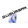 Yoaoo 3x OEM Black Suburban Nameplate Emblems Alloy Letter Badges
