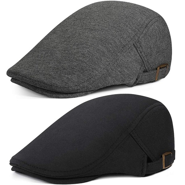 WETOO Men's Flat Cap Gatsby Newsboy Lvy Irish Hats Driving
