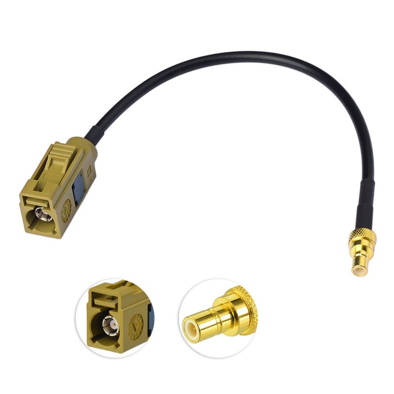 Eightwood Fakra Curry Female Code K to SMB Male Antenna