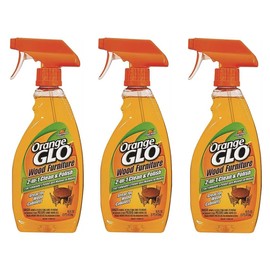ORANGE GLO Glo 640823841079 (Pack of 3) Wood Furniture 2-in-1 Clean and Polish, 48 Fl Oz total
