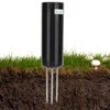 3‑Probe Soil Temperature Tester Portable Soil Humidity Conductivity Meter Garden