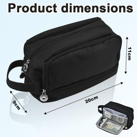 SLTAXAR Pencil Case Boys Pencil Case 4 Compartments Pencil Case, black, pencil case