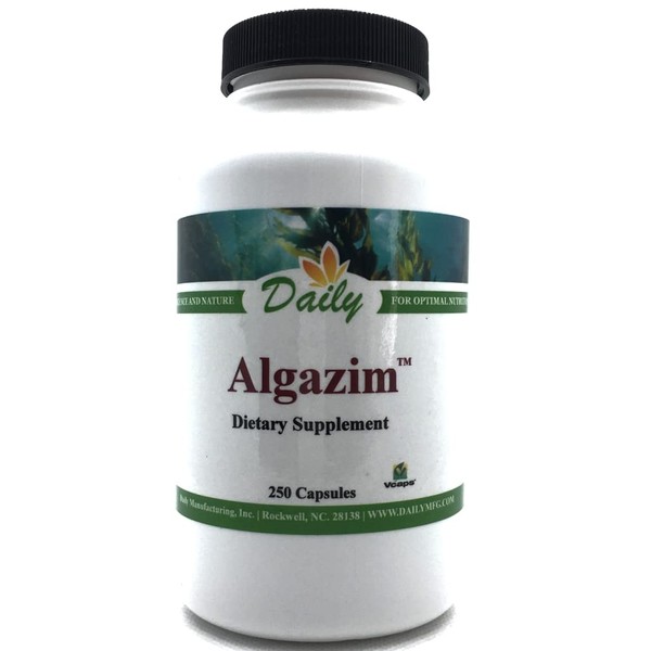 Daily's Algazim™ (Organic & Kosher, Norwegian Kelp,250 Vegetarian Capsules)