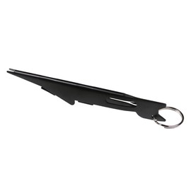 Fishing Knot Tying Tool, Fishing Hook Tie Tool Fishing Line Quick Knot Tying Tool Fly Fishing Angler Accessories Nail Knot Tying Tool for Hooks, Lures and Line, Black