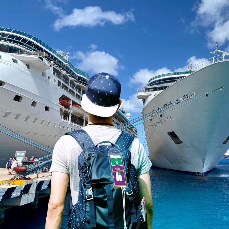 Jollyants Etiquetas de equipaje de crucero para Royal Caribbean y