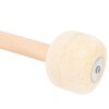 Eujgoov 2Pcs Wool Felt Wood Handle Drum Stick Drum Mallet