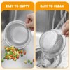 haodex Kitchen Sink Strainer Stainless Steel with Handle (2, Outer
