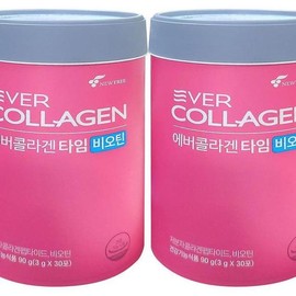 Evercollagen Time Biotin 30 packets x 2 bottles Nutri Collagen (SH) / 에버콜라겐 타 임 비오틴 30포x2통 뉴트리 콜라겐(SH)