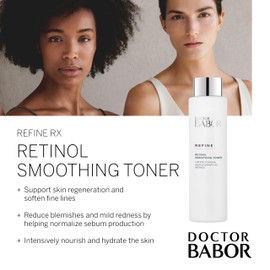 Doctor BABOR Refine Retinol Smoothing Toner, Travel Toner for Face, Hydrating and Reduces Winkles, Redness and Blemishes, 1 oz