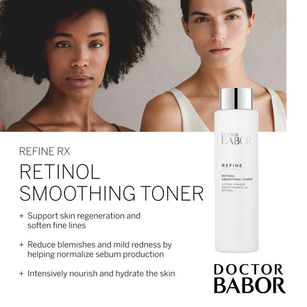 Doctor BABOR Refine Retinol Smoothing Toner, Travel Toner for Face,
